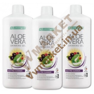 Aloe Verа гель питьевой Алоэ Вера Асаи 1л, набор 3шт. по 1л, LR с доставкой вся Украина